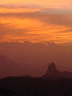 Sunset between Agordat and Keren