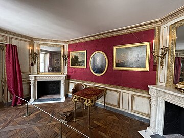 Το επίχρυσο δωμάτιο, γραφείο τού επόπτη ντε Φοντανιέ (1770-1774).