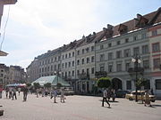 The Market Square in Ivano-Frankivsk