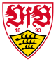 Wappen von Stuttgarter Kickers (l.) und VfB Stuttgart (r:)