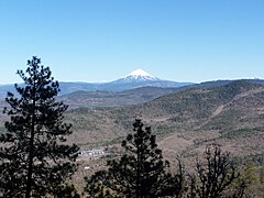 Mount McLoughlin from Roxy Ann Peak