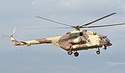 砂漠迷彩のMi-17（ケニア空軍）