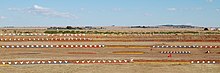 Metallic silhouette shooting range in Bloemfontein, South Africa, 2010.