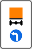 4.9.1 Direction of movement of vehicles with dangerous goods (turn left)