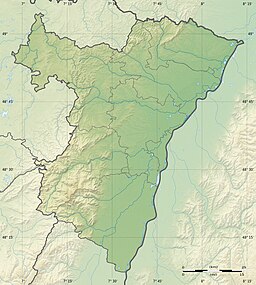 Situo de Haut-Kœnigsbourg enkadre de Bas-Rhin