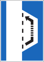 4.15 Passing Place (designates a place, where a slower or downwards driving vehicle can let pass faster or oncoming traffic on steep/narrow/mountain roads (upwards driving vehicle has priority); however, voluntary stopping or parking is prohibited)