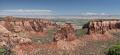 The Colorado National Monument, just southwest of Grand Junction, view of the Coke Ovens