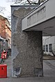 Von Horst Janssen 1961 entworfenes Relief am U-Bahnhof Farmsen in Hamburg, Südseite