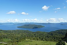 美幌峠から望む屈斜路湖