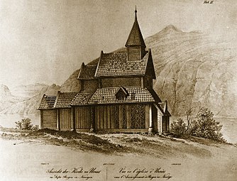 Drawing by Johan Christian Dahl