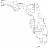 Location of Melrose Park, Florida