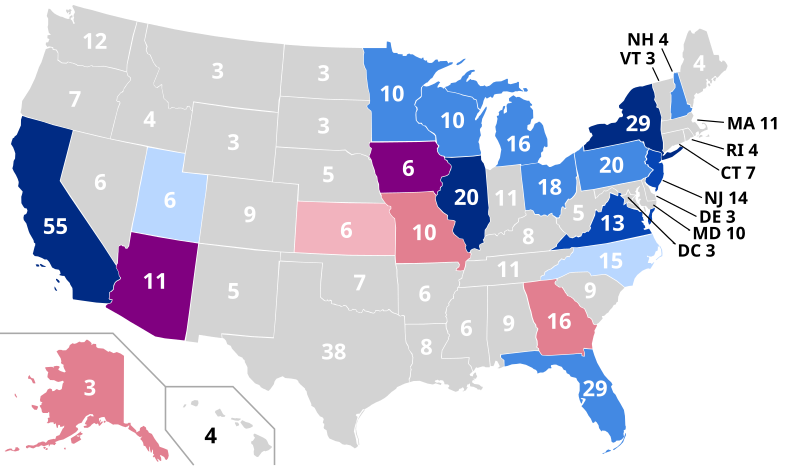 File:Leading presidential candidate 2016 by state Clinton Trump.svg