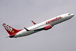 Boeing 737-800 der Corendon Dutch Airlines