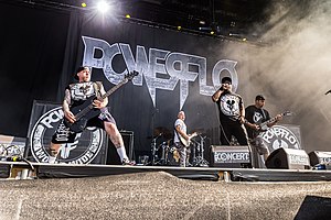 Powerflo performing at With Full Force 2018