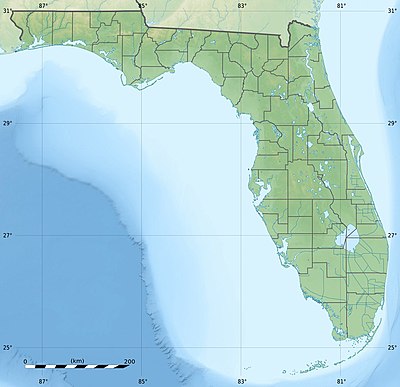 Location map USA Florida