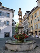 Fontaine Saint-Martin à Vevey (Suisse).