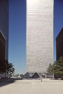 Exterior view with Cloud Fortress sculpture in front