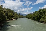 El río Drava cerca de Bad Jungbrunn.