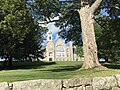 The Fogg Memorial Building, home to Upper School, was landscaped by Frederick Law Olmsted