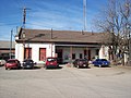 Fachada de la estación hacia la calle