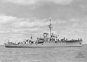HMAS Townsville in 1946
