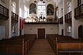 Hans Egedes Kirke. Interiør set fra alteret.