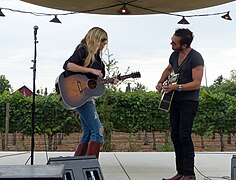 Holly Williams and Chris Coleman (14565278988).jpg