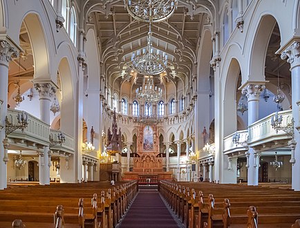 Interior of the church in 2012