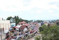 Salah satu ruas jalan di Ratahan