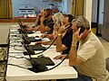 Image 58Members of the United Steelworkers in Ohio phone bank other union members to educate them about critical issues in the 2008 election in the U.S.