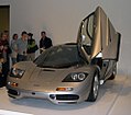 McLaren F1 (1993–1998); It was the first road car that topped 200mph and then blitsed it with a top speed of 243mph. It also had an astonishing accelaration reaching 0-62mph in 3.2 seconds.