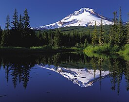 Mt. Hood and Mirror Lake