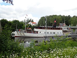 M/S Enköping vid Flottsundsbron.