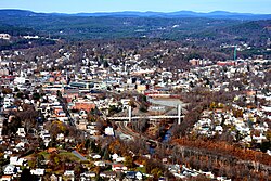 Downtown Fitchburg seen from the south