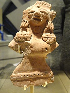 Possible fertility goddess, Late Harappan period, Indus Valley