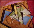 Juan Gris: Deutsch: Stilleben mit Bordeuauxflasche 1919