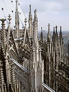 Decorated buttresses of Cologne Cathedral (1248–1573)