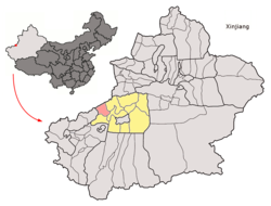 Location of the county