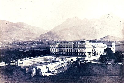 Palacio de San Cristóbal en 1862