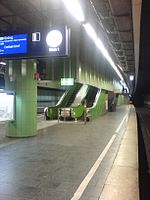 Bahnsteige des S-Bahnhofes Isartor