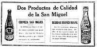 Publicidade filipina da década de 1920.