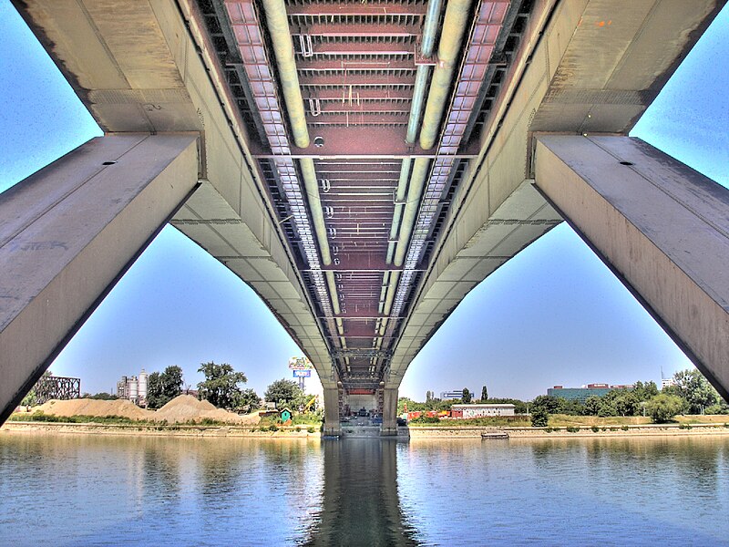 File:Serbia, Belgrade, under Gazela bridge, HDR, 2011.jpg