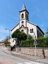 L'église protestante.