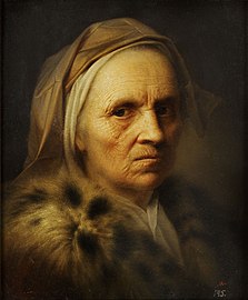 Luchsbesatz einer alten Frau (1725)