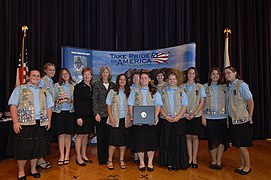 New Concord, Ohio, Girl Scout Troups 187 and 506 Honored with 2005 Take Pride in America Award, 09-29-2005 (5520929615).jpg