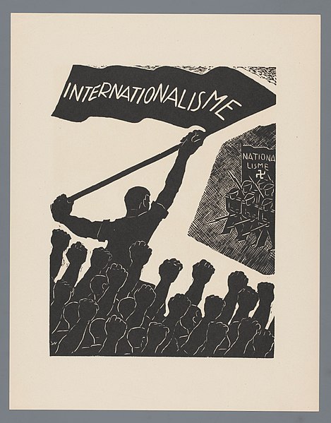 File:Internationalisme tegenover Nationaal-socialisme Tegen oorlog en fascisme (serietitel), NG-1972-28-31-A.jpg