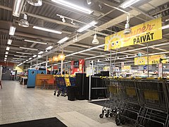 K-Supermarket Koskituuli Kouvolan Kuusankoskella.