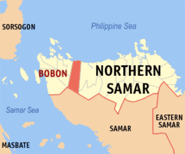 Bobon na Samar do Norte Coordenadas : 12°31'N, 124°34'E