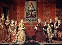 Анонімний. «Портрет сім'ї Арозкета Фаґоaґа». ок 1730