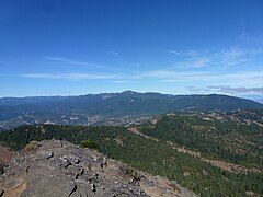 The Siskiyou Mountains from Pilot Rock